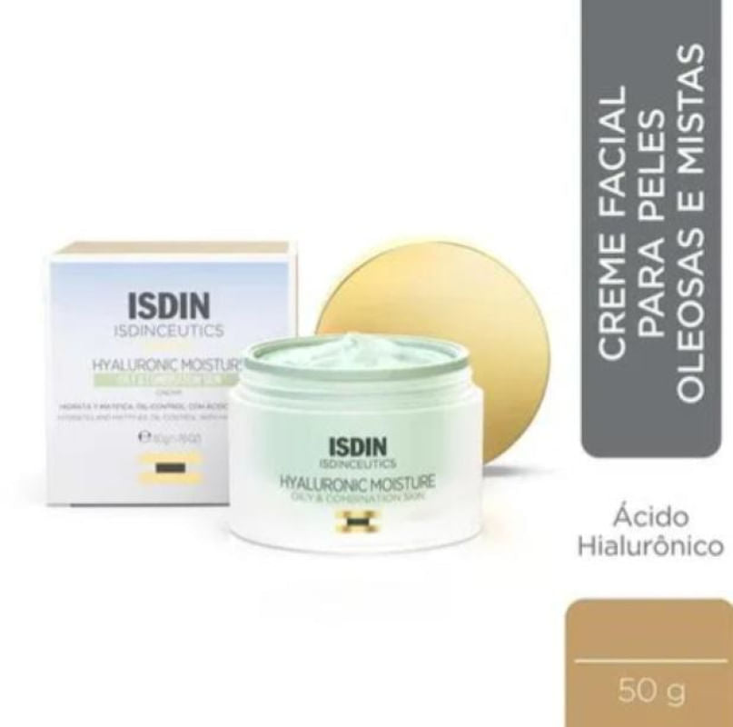Isdinceutics Hyaluronic Moisture Oily Skin Creme Anti-Idade 50g