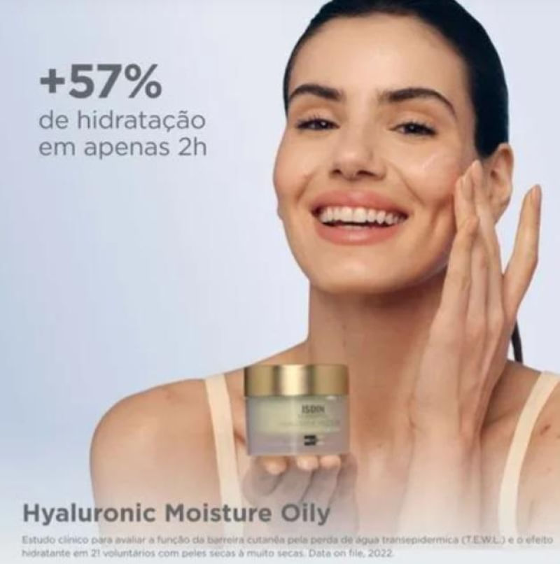 Isdinceutics Hyaluronic Moisture Oily Skin Creme Anti-Idade 50g