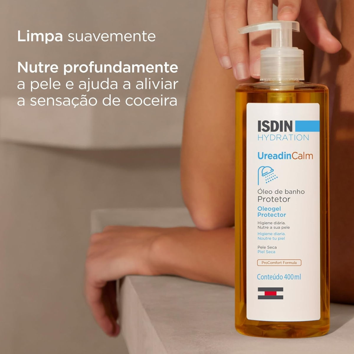 Óleo de Banho Protetor Isdin Ureadin Calm - 400ml