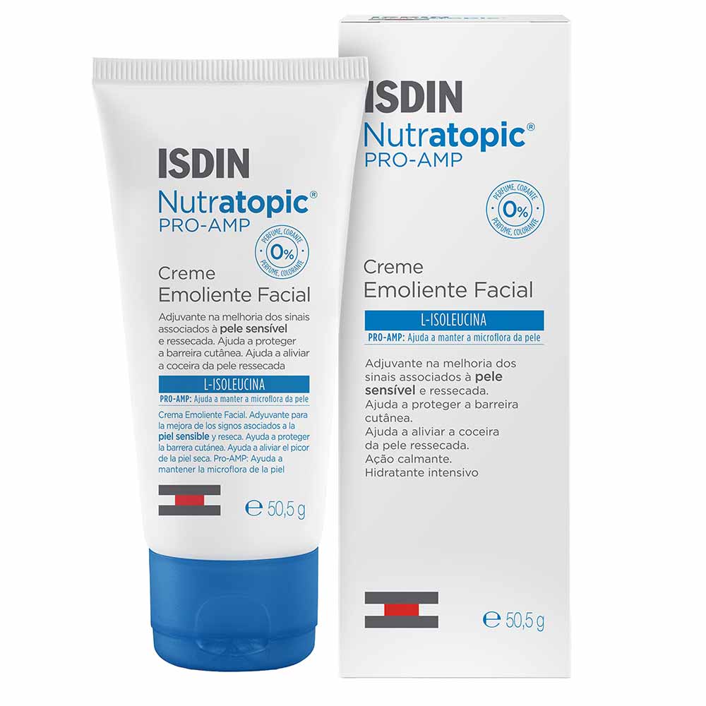 Hidratante Facial para pele atópica ISDIN Nutratopic 50mL