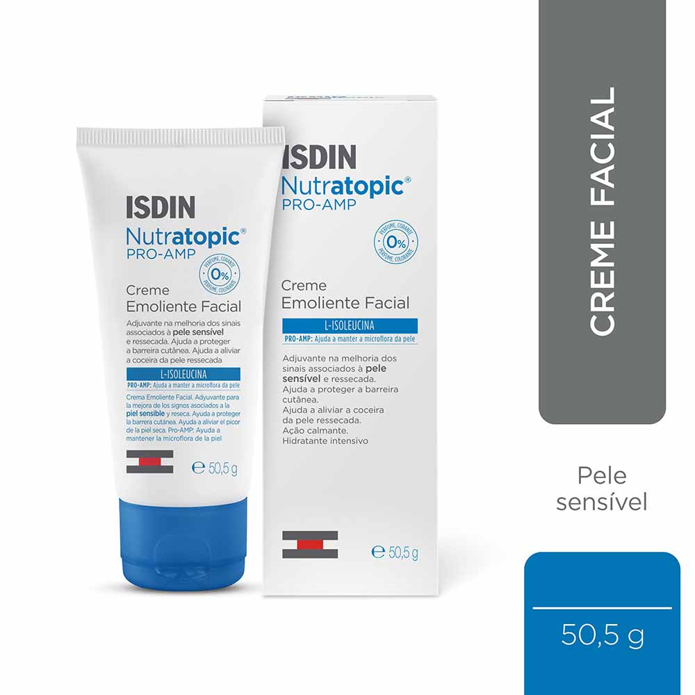 Hidratante Facial para pele atópica ISDIN Nutratopic 50mL