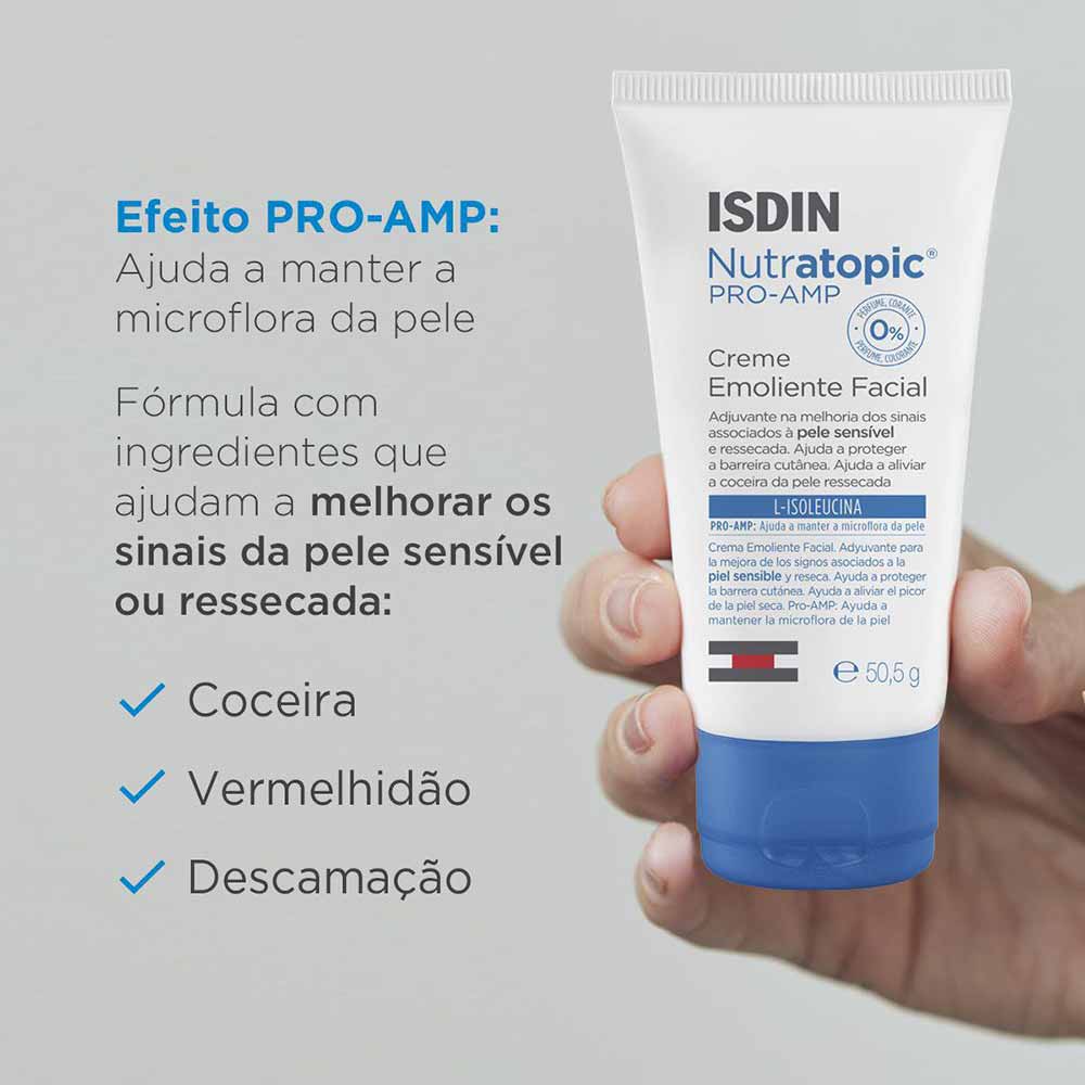 Hidratante Facial para pele atópica ISDIN Nutratopic 50mL