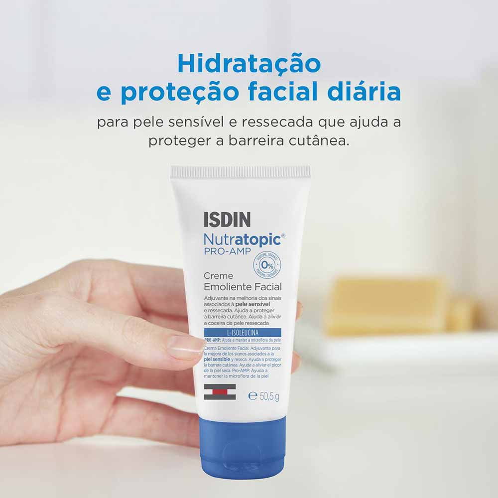 Hidratante Facial para pele atópica ISDIN Nutratopic 50mL
