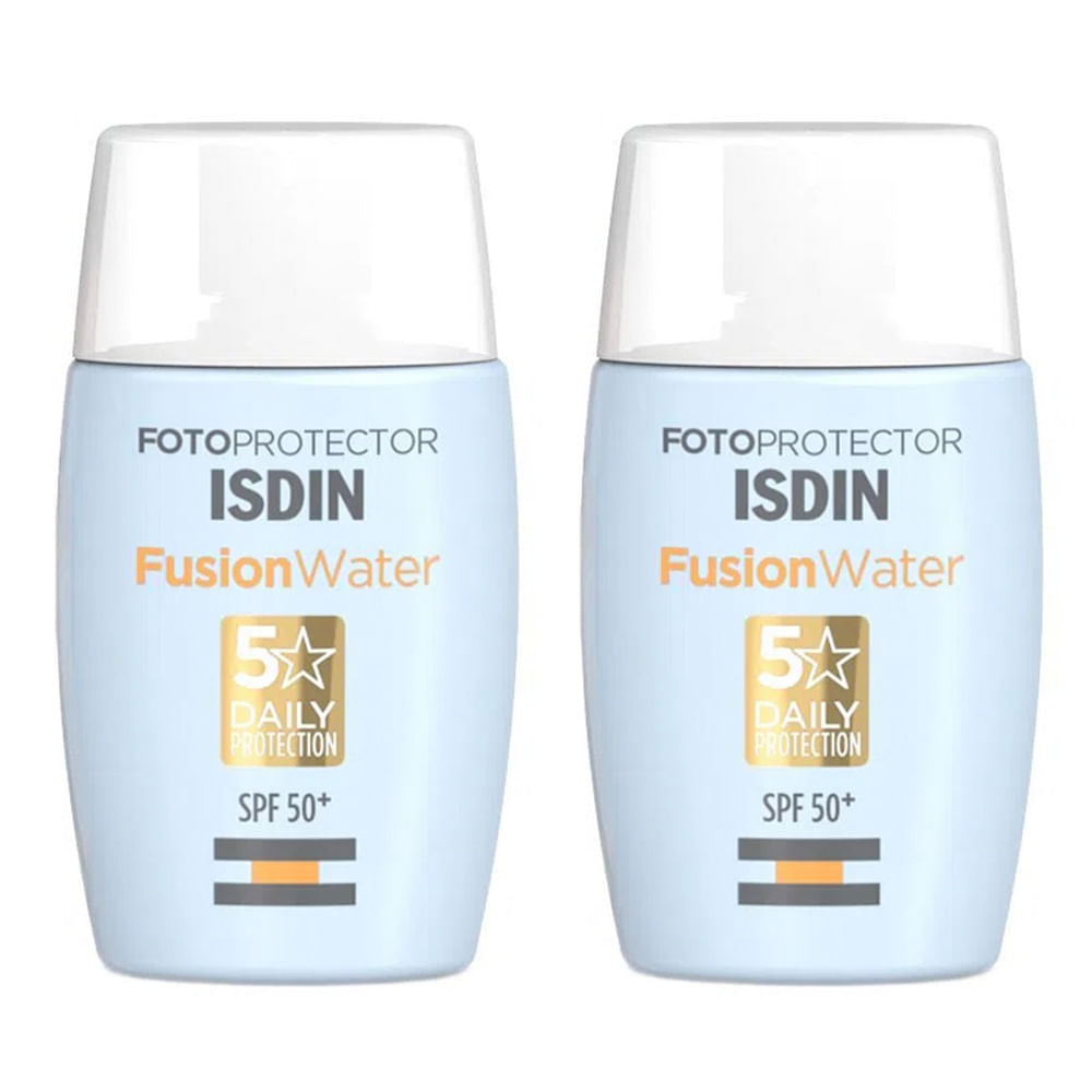 Isdin Fusion Water 5 Stars Kit  – 2 Protetores Solares Faciais FPS 60 Kit