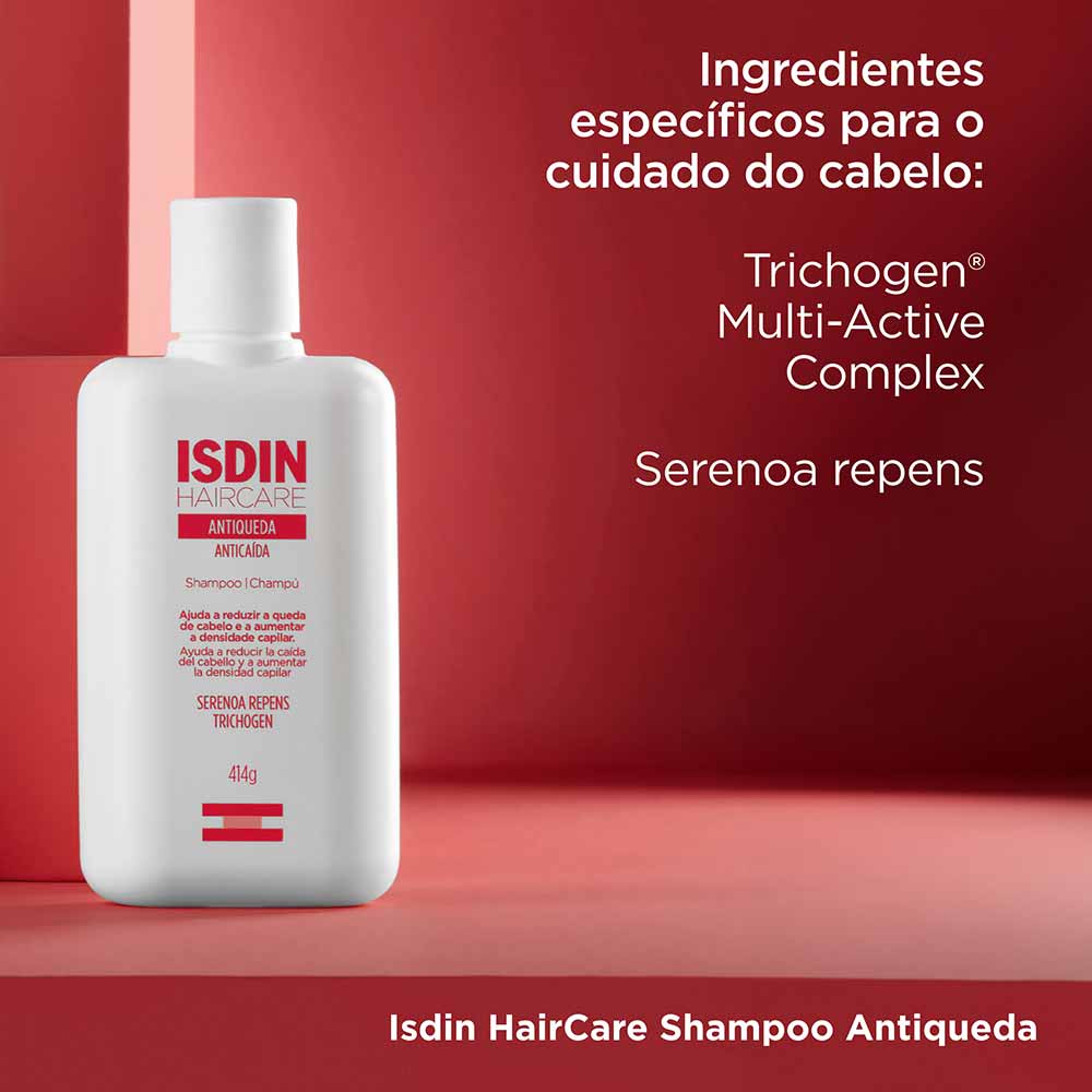 Isdin Hair Care Shampoo Antiqueda 414g