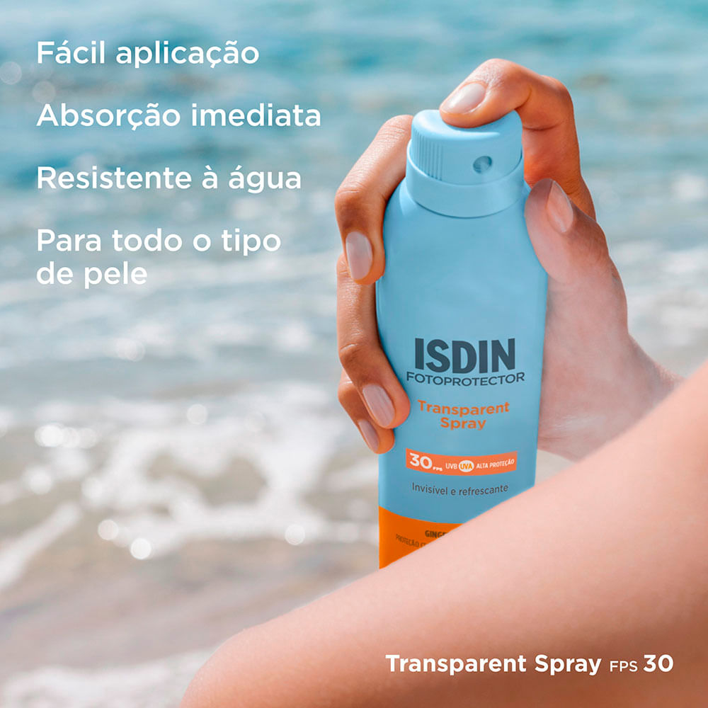 Protetor Solar Corporal Isdin Transparente Spray FPS 30